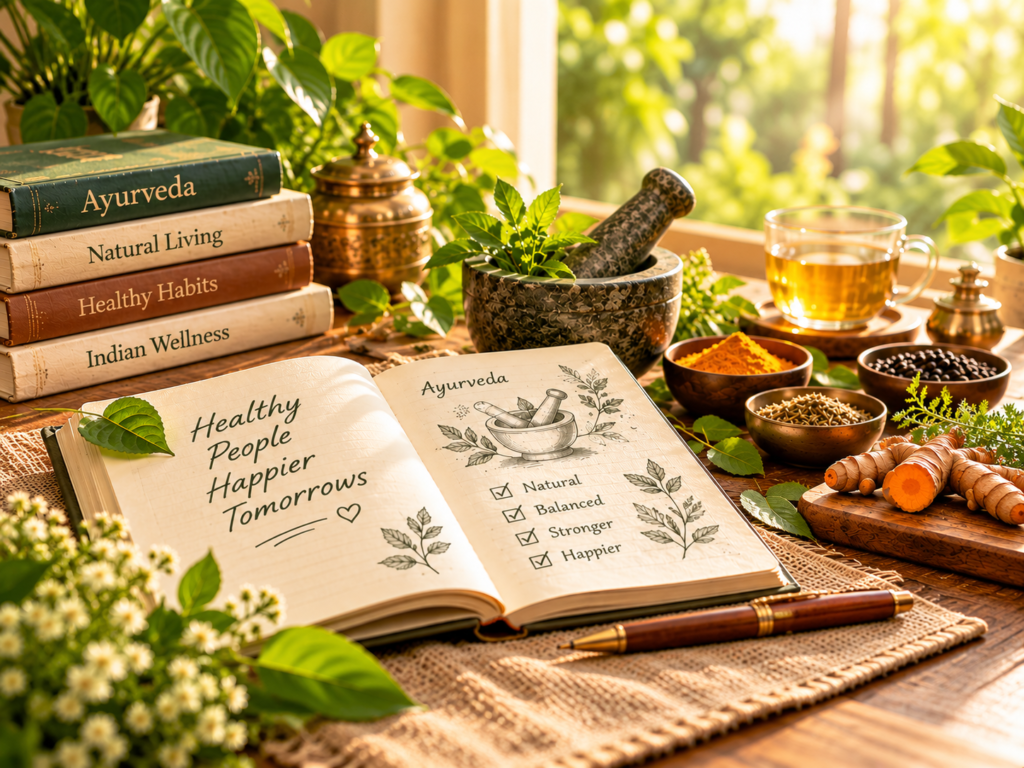 ayurvedic wellness by the window